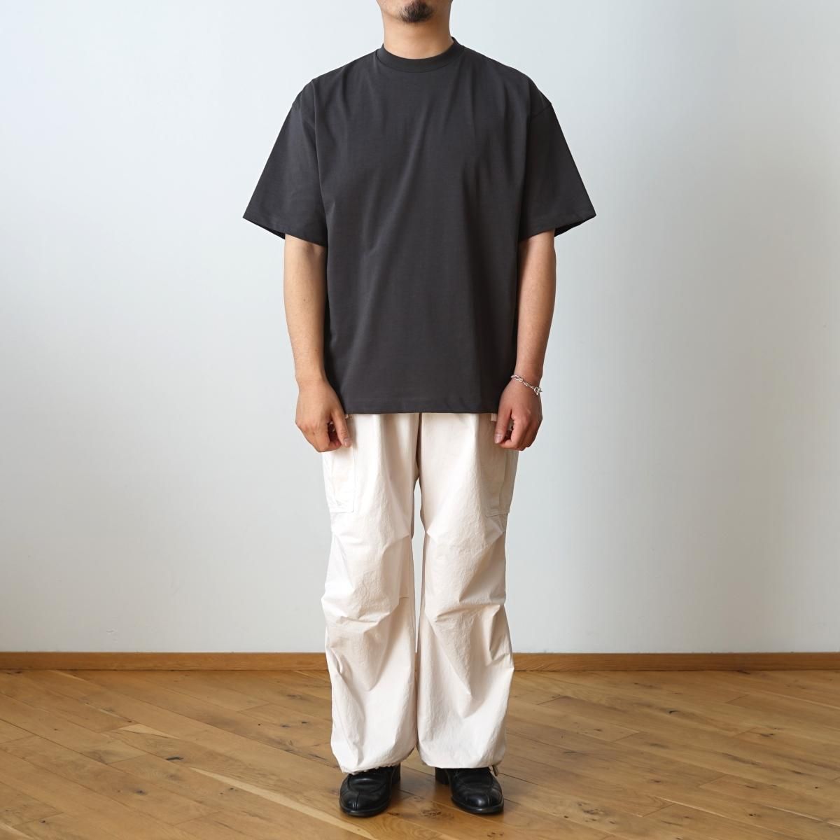 ATON エイトン】 FRESCA PLATE OVERSIZED S/S T-SHIRT ATON エイトン】 FRESCA PLATE OVERSIZED S/S T-SHIRT