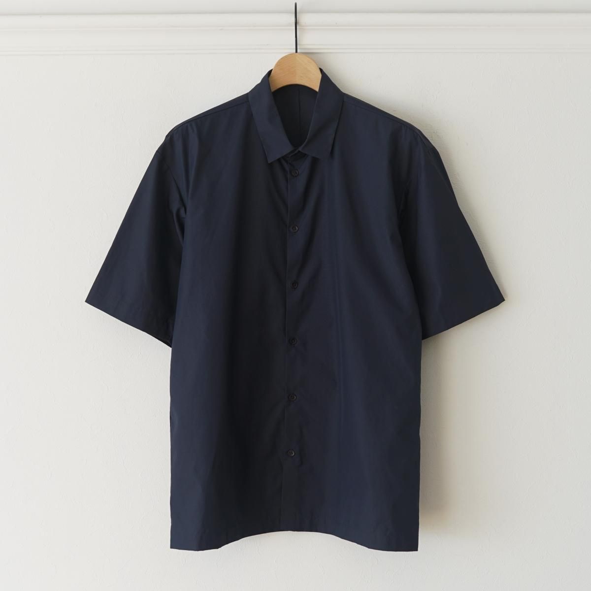 5/2ȯۡ2024 S/SۡATON ȥ SUVIN BROAD OVERSIZED S/S SHIRT - NAVY