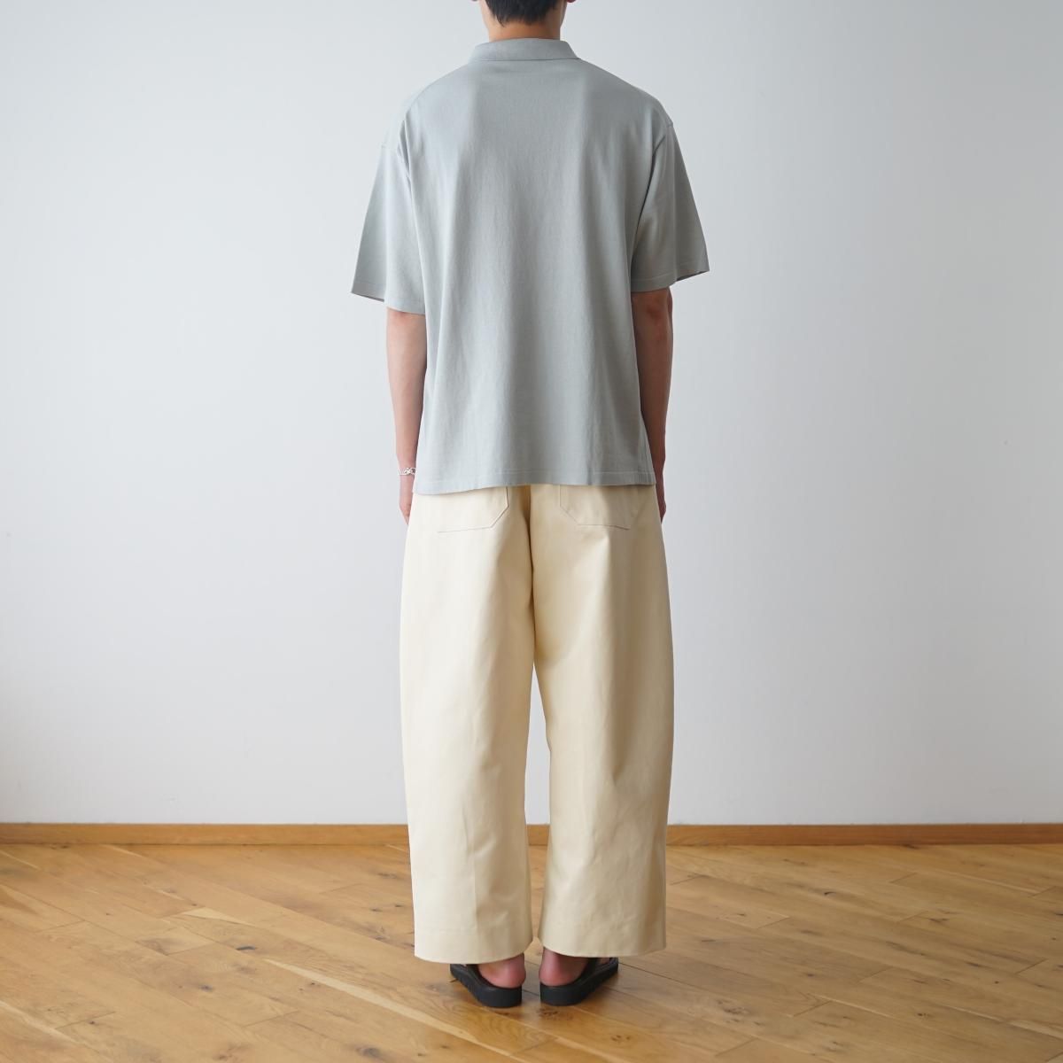 ATON FRESCA KNIT CREW POLO KNIT サイズ6 ATON - 【残り一点】Fresca Knit Crew Polo Knit | ACRMTSM