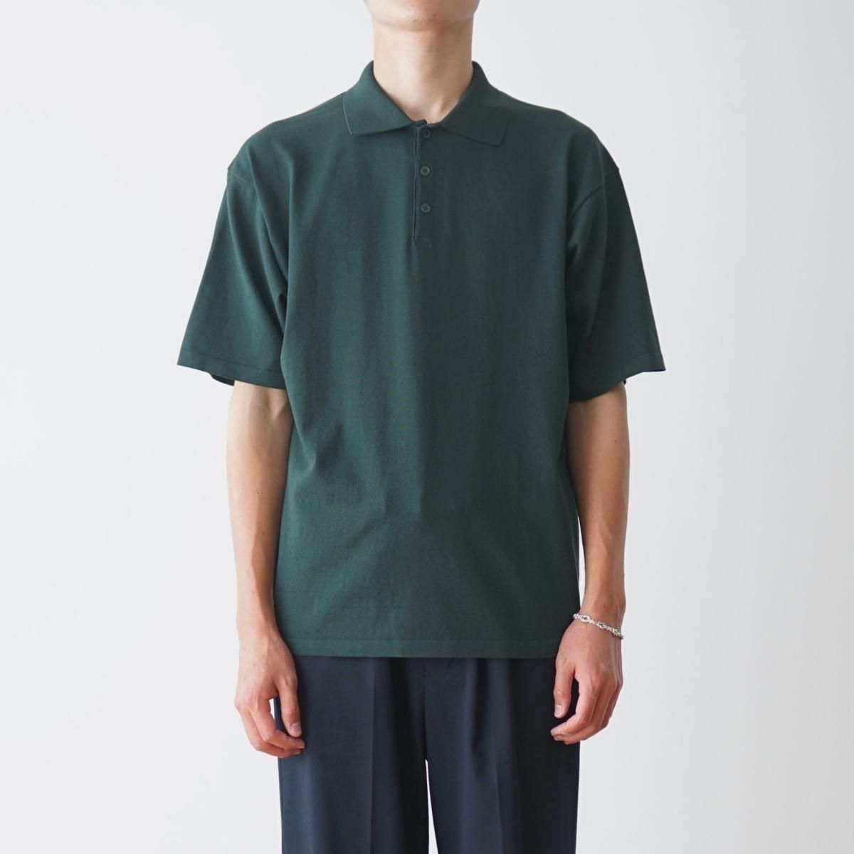 ATON FRESCA KNIT CREW POLO KNIT サイズ6 ATON ポロシャツ 「ATON」 FRESCA KNIT CREW POLO メンズ