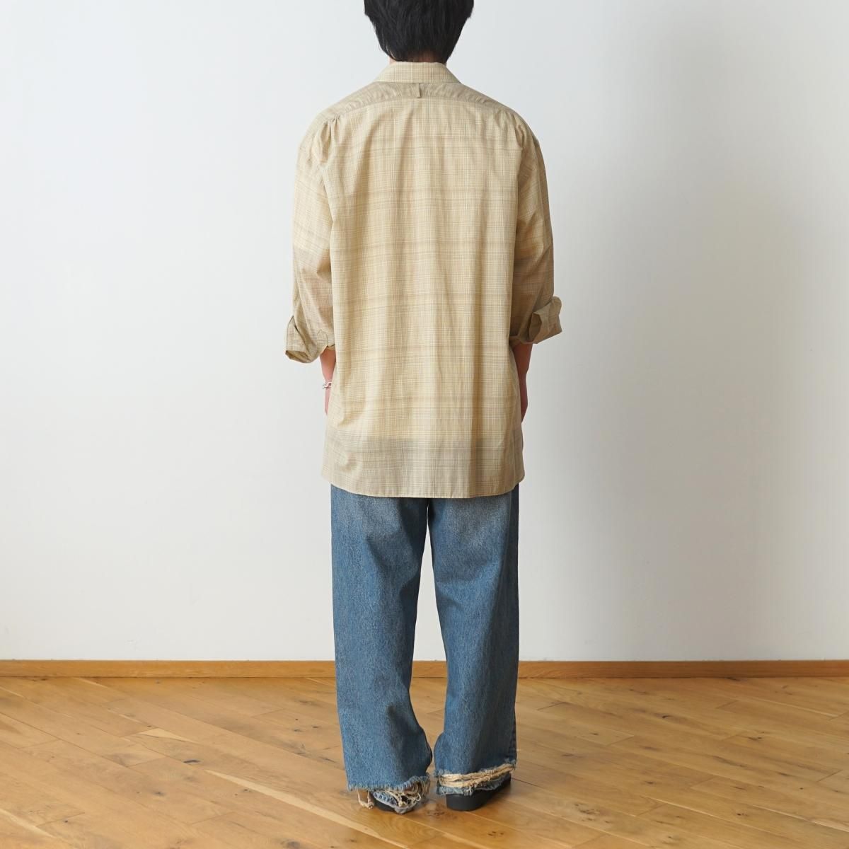 2024 S/S】【INSCRIRE / アンスクリア】 DENIM BAGGY PANTS - BLUE