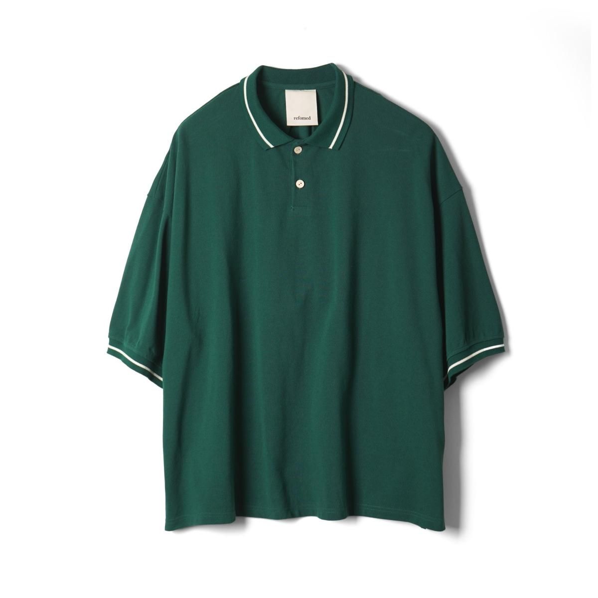 refomed / リフォメッド】 OLD MAN POLO - GREEN / PARK ONLINE