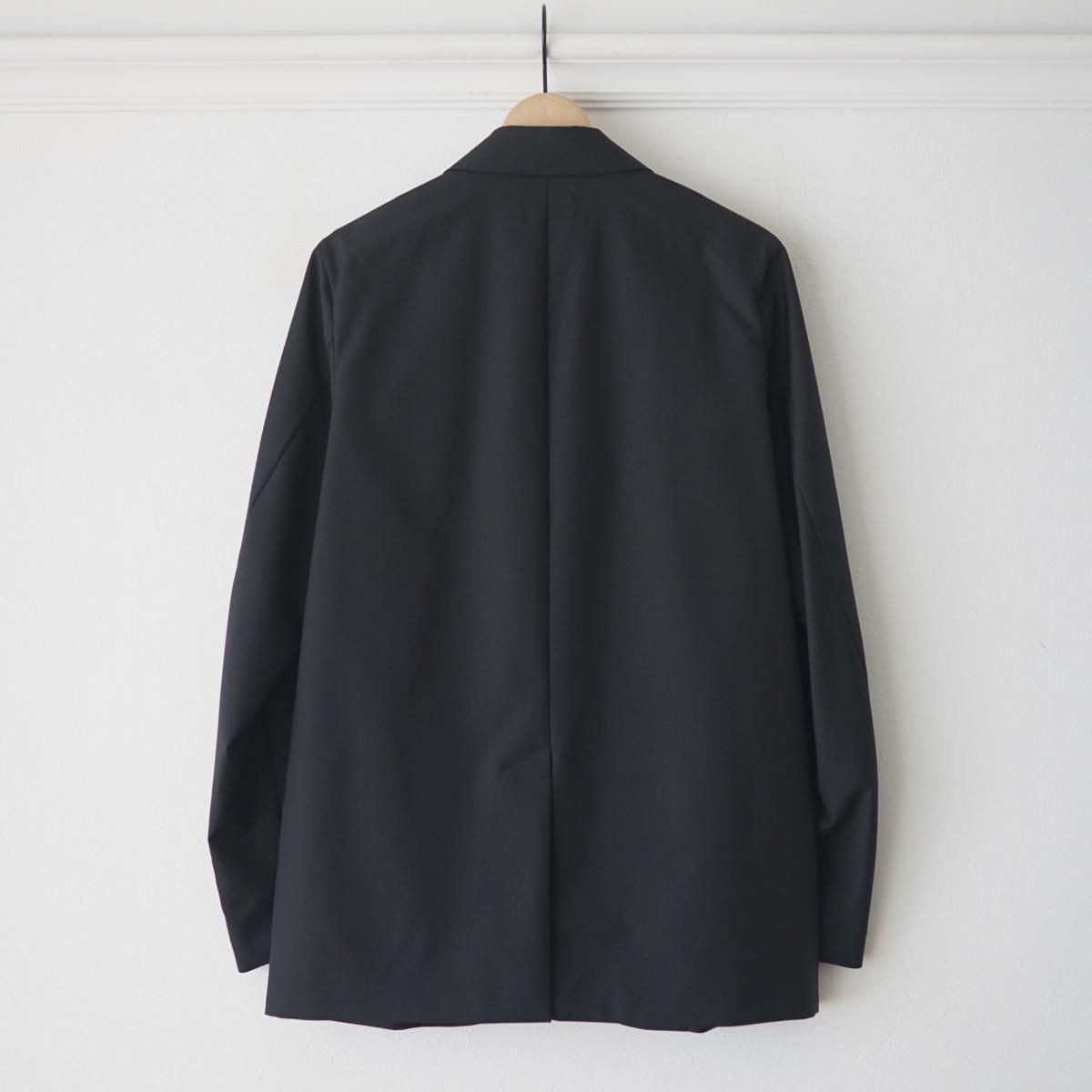 ATON / エイトン】 WOOL TROPICAL / TAILORED JACKET - BLACK