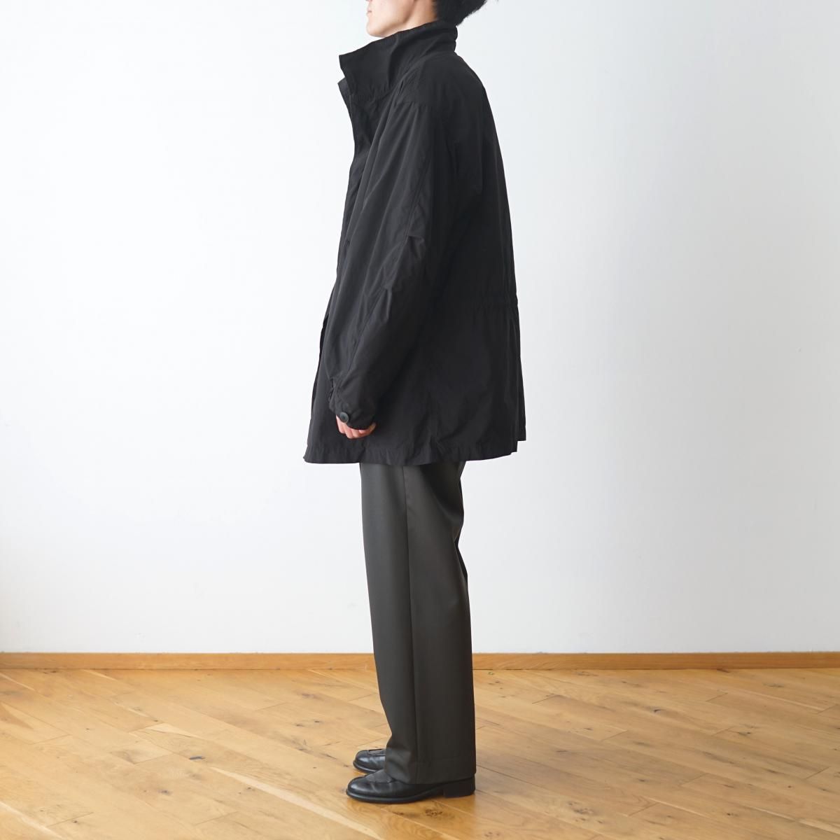 ATON / エイトン】 AIR WEATHER / SHORT MODS COAT - BLACK ATON / エイトン】 AIR WEATHER / SHORT MODS COAT - BLACK