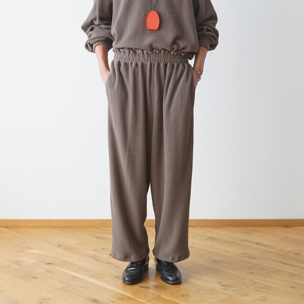 refomed / リフォメッド】 AZEAMI THERMAL PANTS - BROWN / PARK refomed / リフォメッド】 AZEAMI THERMAL PANTS - BROWN / PARK