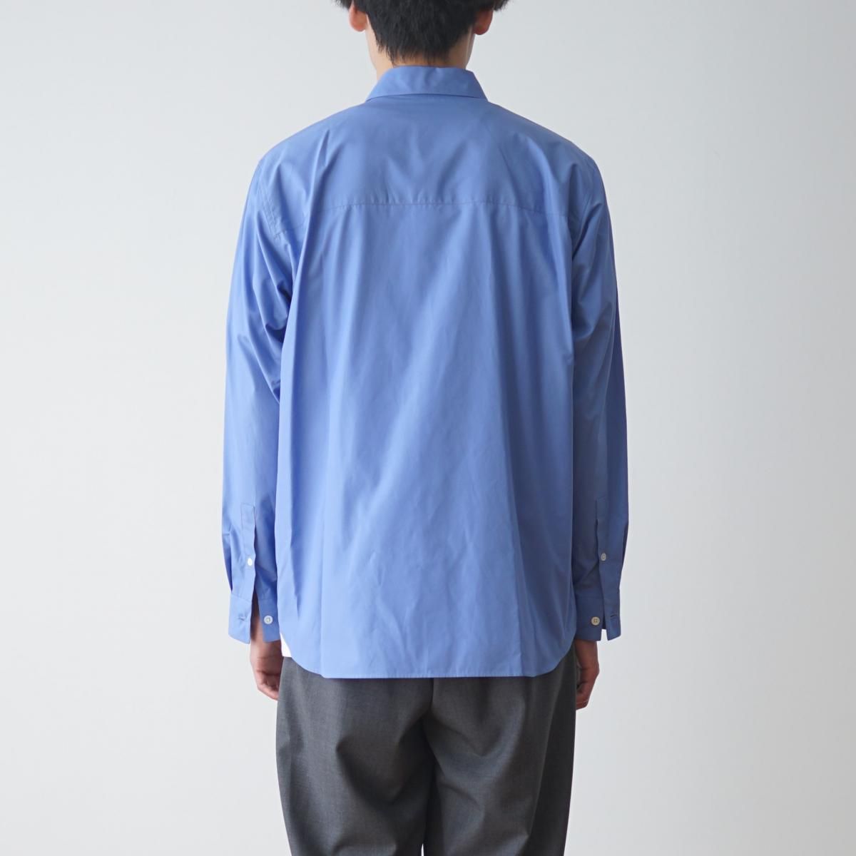 ATON / エイトン】 SUVIN BROAD STANDARD SHIRT - SAX / PARK ATON / エイトン】 SUVIN BROAD STANDARD SHIRT - SAX / PARK