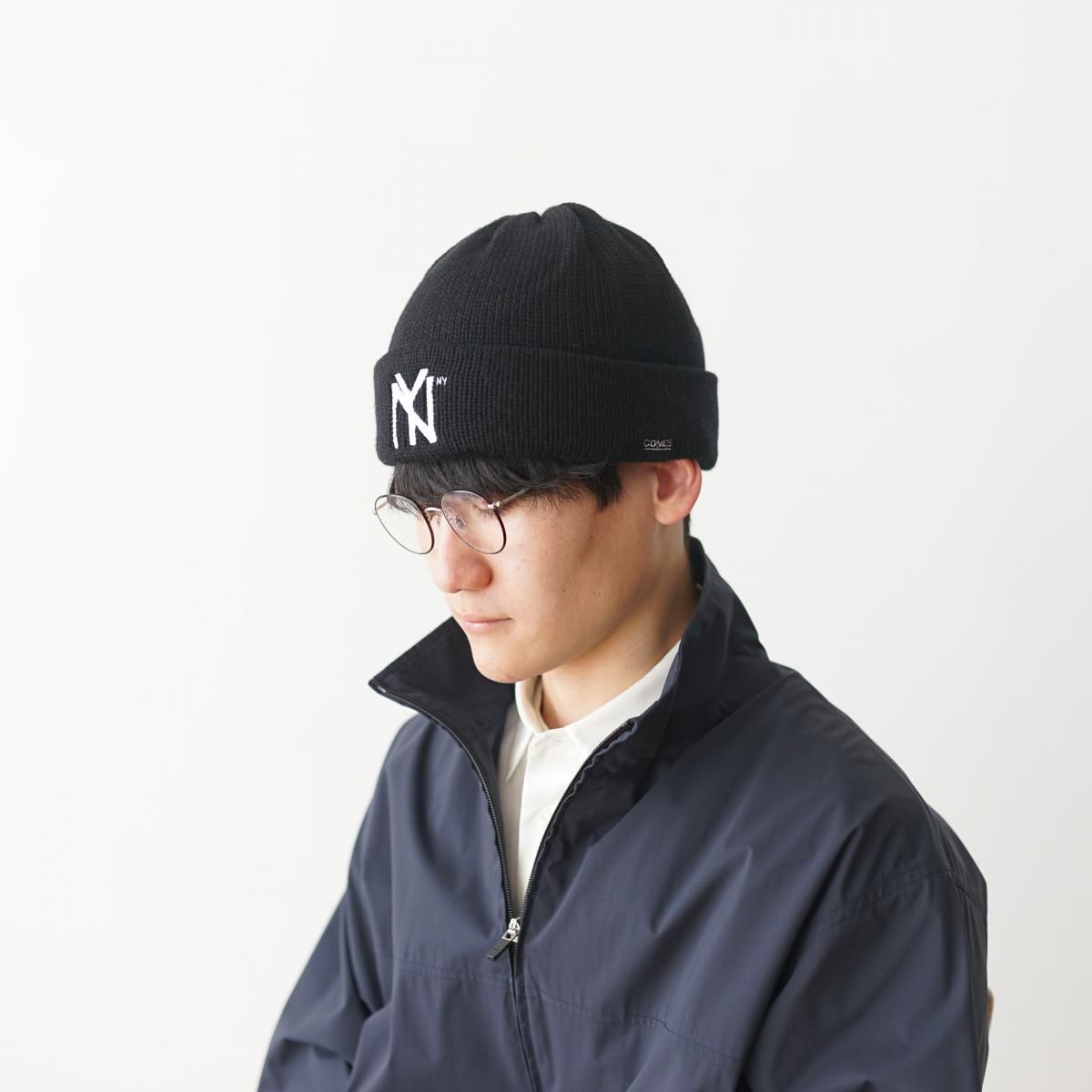 COMESANDGOES / カムズアンドゴーズ】 NY NY KNIT - BLACK