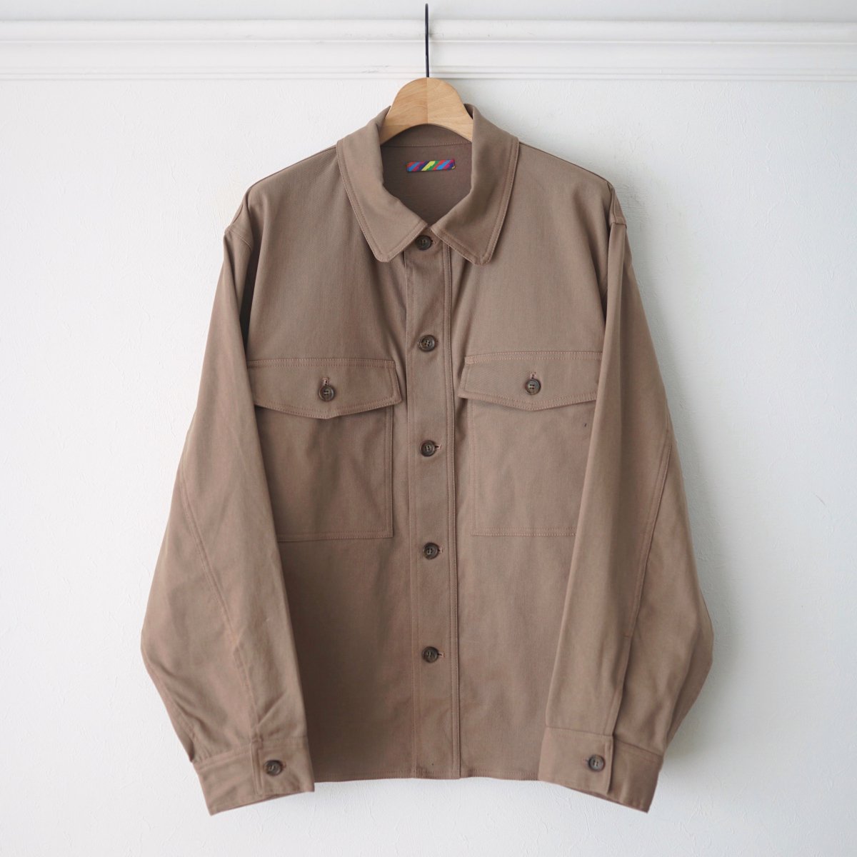 8/22ȯۡ2024 AWۡis-ness / ͥ KERSEY SHIRT JACKET - BEIGE