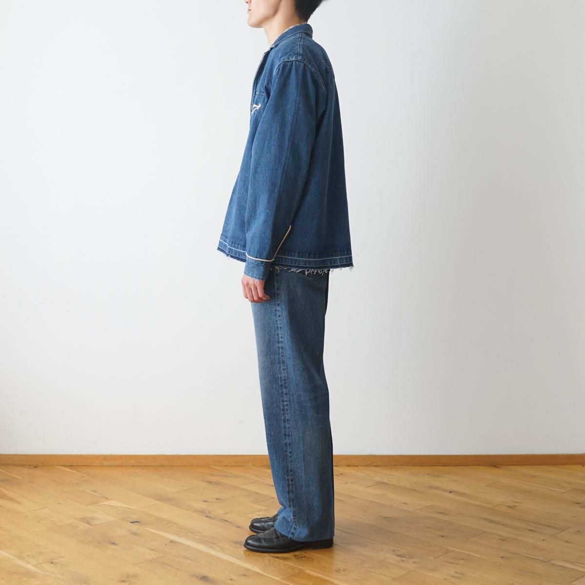 TANAKA / タナカ】 THE JEAN TROUSERS - VINTAGE BLUE / PARK TANAKA / タナカ】 THE JEAN TROUSERS - VINTAGE BLUE / PARK
