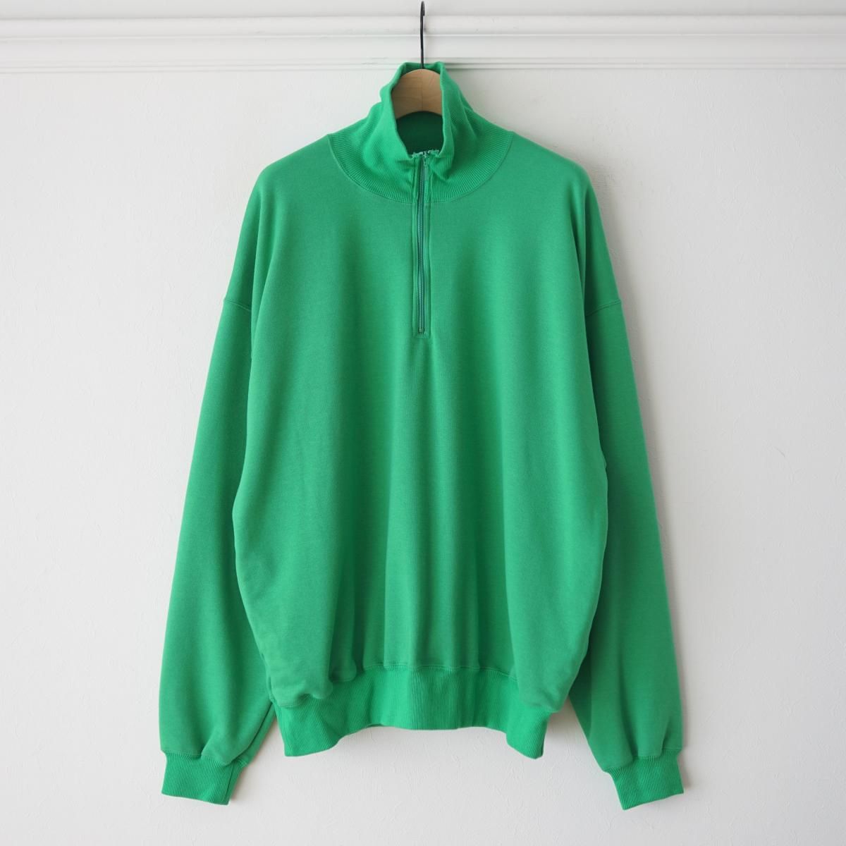 is-ness / ͥ ZIP SWEATSHIRT - GREEN