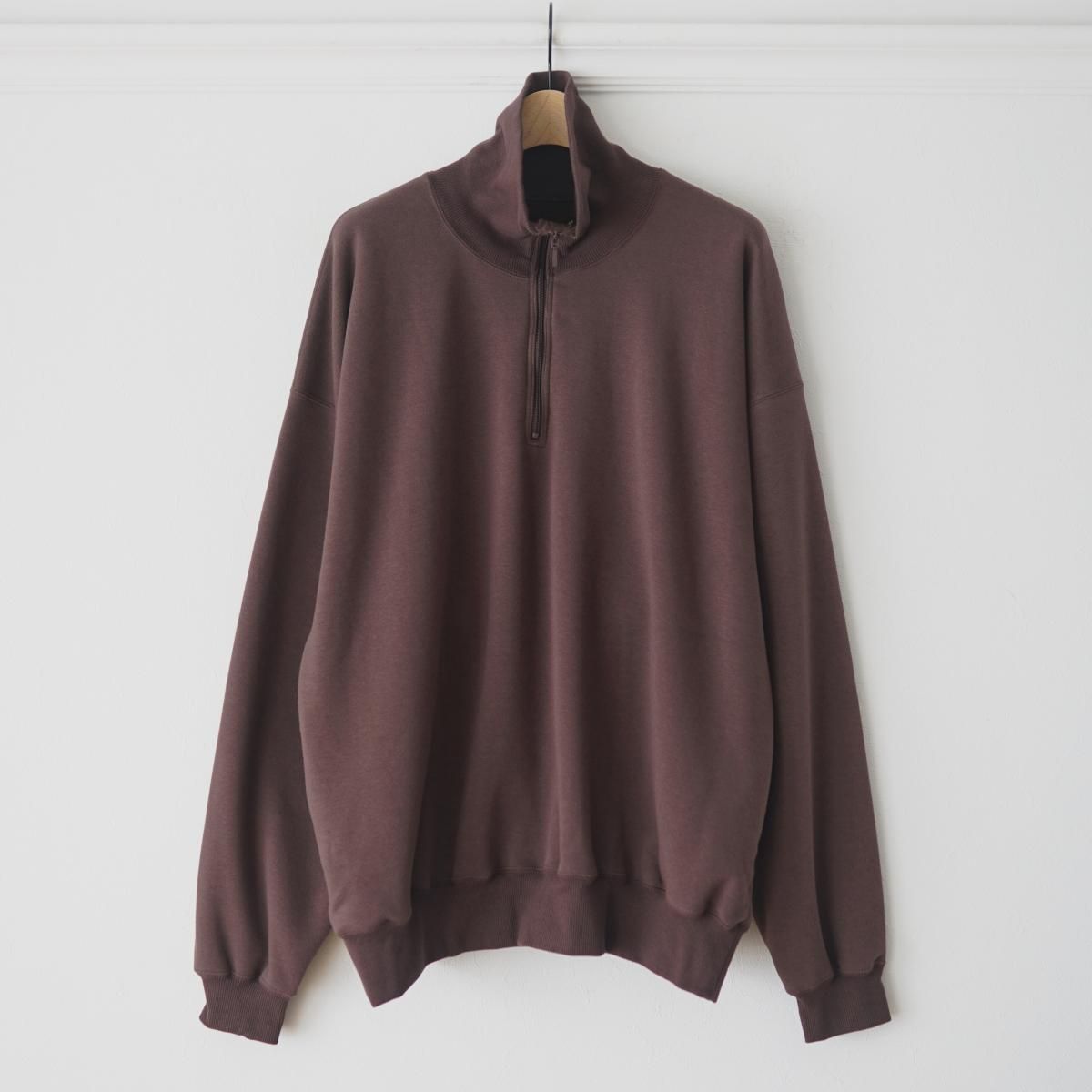 is-ness / ͥ ZIP SWEATSHIRT - BROWN