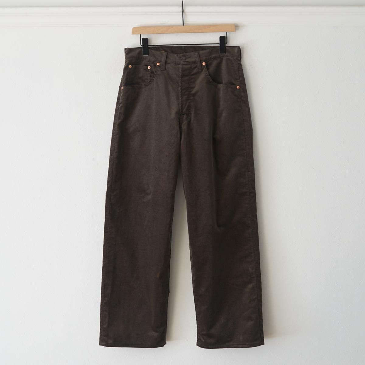 MEMBER ONLYۡScye /  SOLOTEX STRETCH CORDUROY WIDE LEG JEANS - BROWN