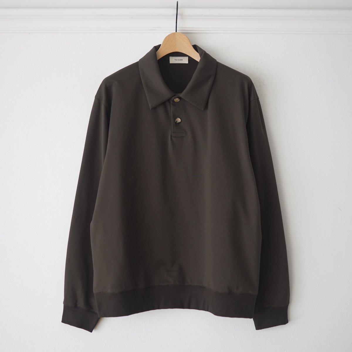 9/12ȯۡ2024 AWۡThe CLASIK /  饷å SWEAT POLO SHIRTS - BLACK KHAKI