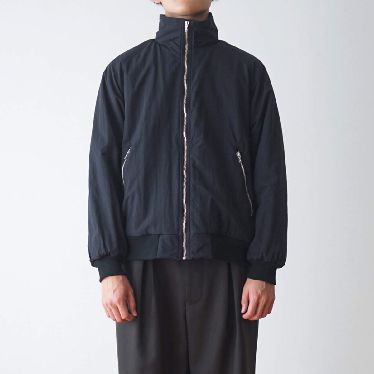 【URU / ウル】 ZIP UP BLOUSON - BLACK / PARK ONLINE STORE