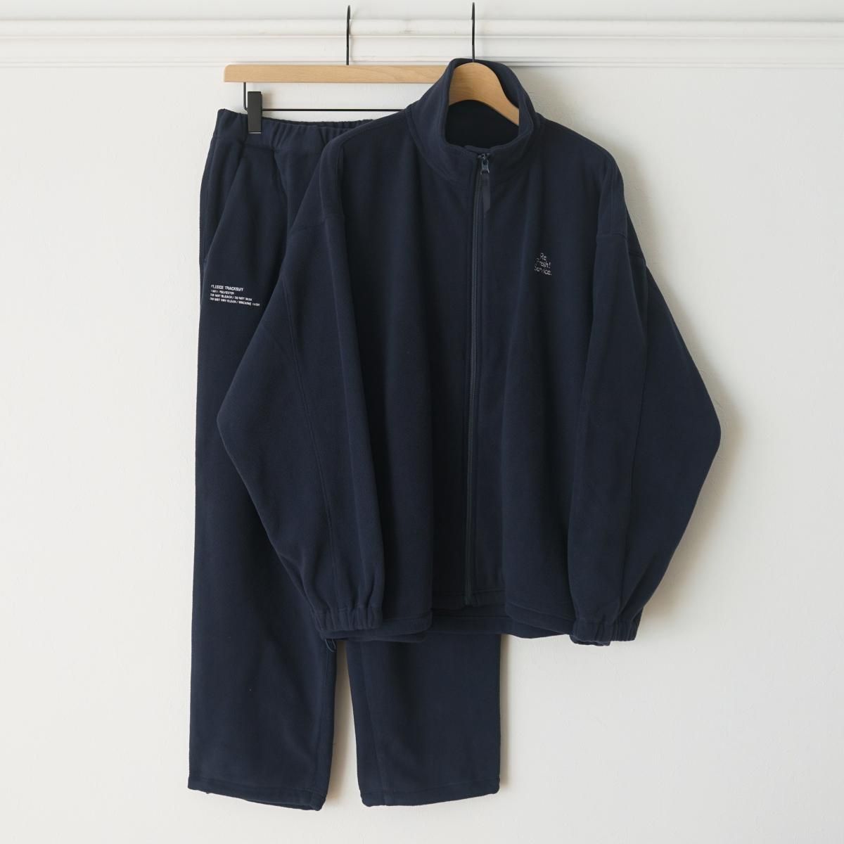 2024 AWۡFreshService / եå奵ӥ ReFresh!Service. FLEECE TRACK SUIT - NAVY