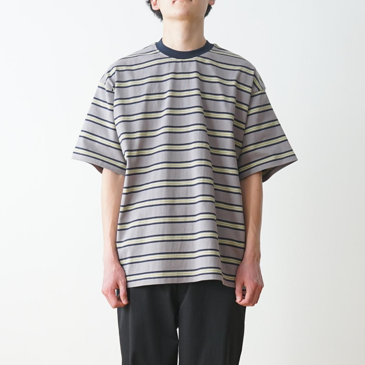 FreshService / フレッシュサービス】 MULTI BORDER S/S TEE