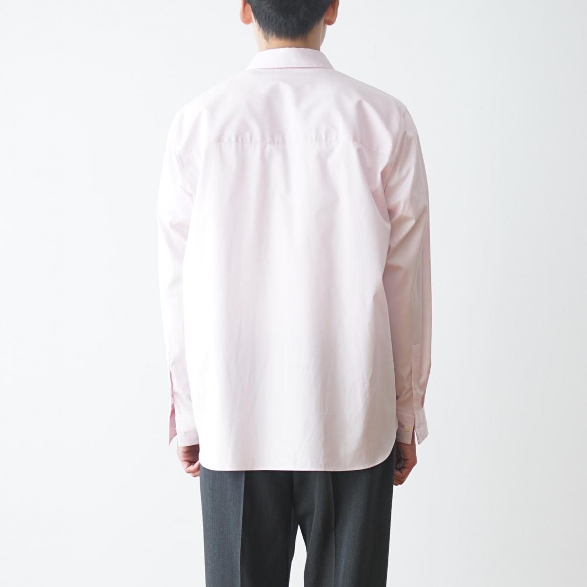 m*4様 ATON GIZA BROAD STANDARD SHIRT ATON / エイトン】 GIZA BROAD STANDARD SHIRT - PINK / PARK
