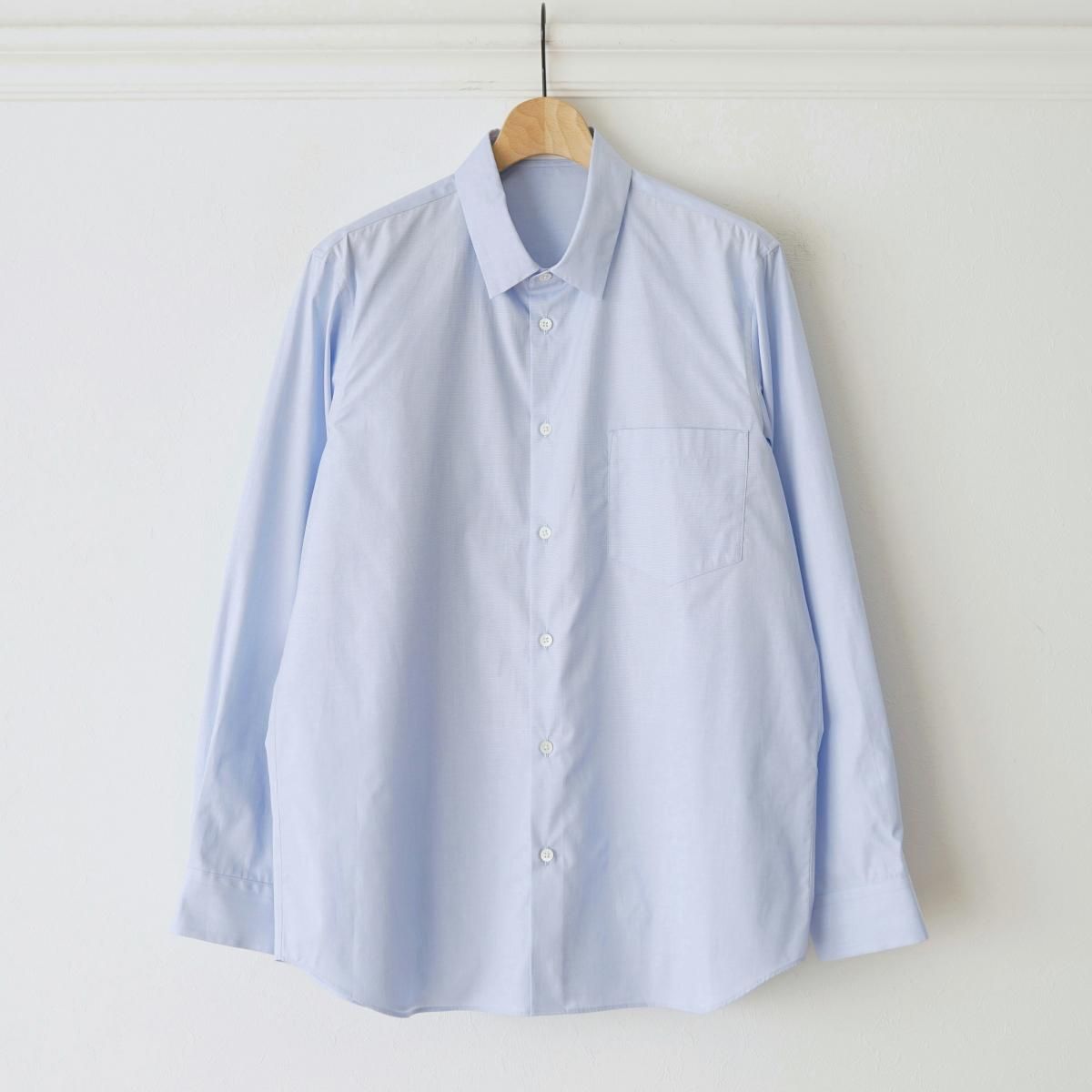 2025 SSۡATON / ȥ GIZA BROAD STANDARD SHIRT - SAX
