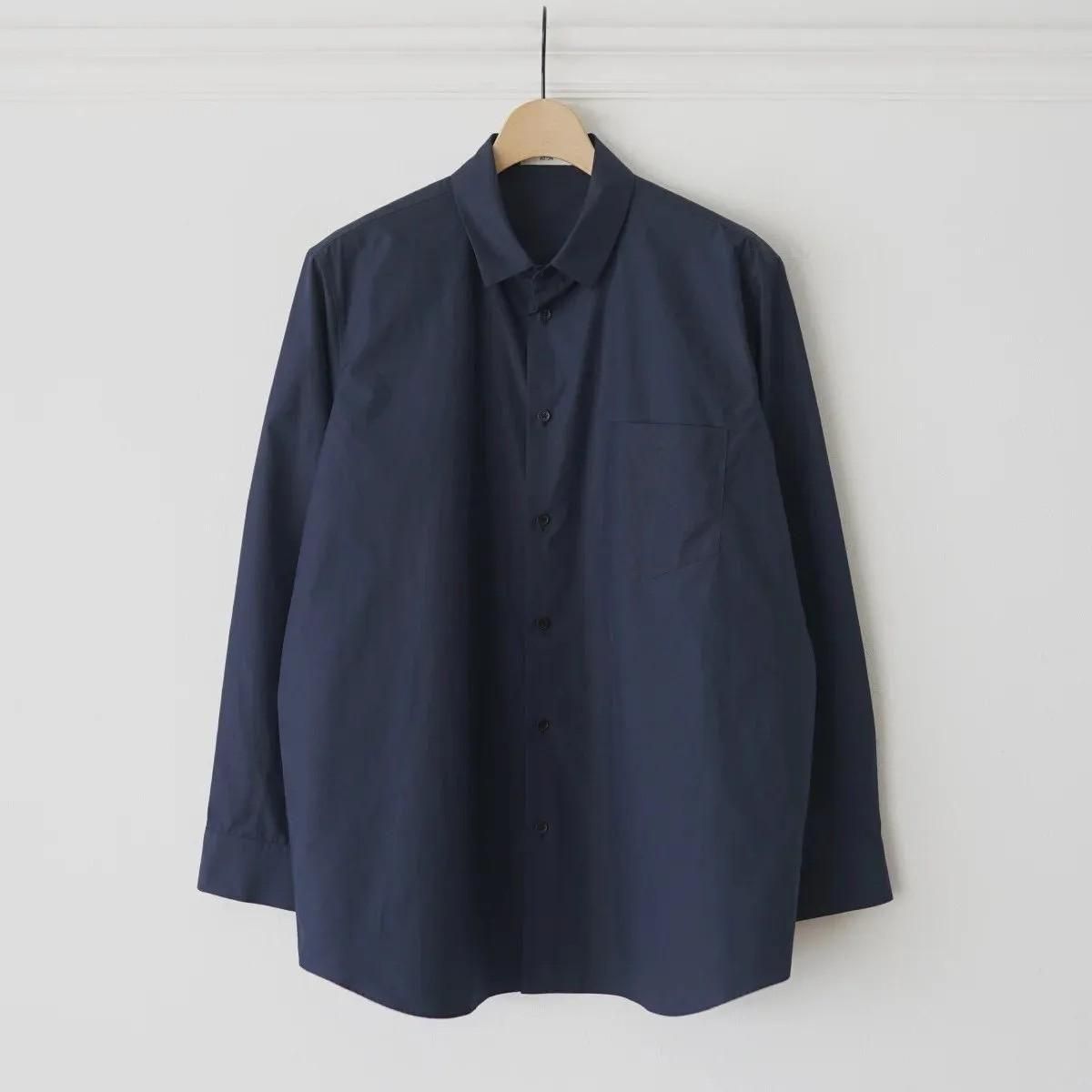 2025 SSۡATON / ȥ SUVIN BROAD STANDARD SHIRT - NAVY