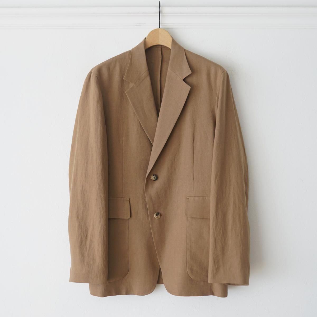 2025 SSۡThe CLASIK /  饷å FLAP POCKET BLAZER - TOBACCO