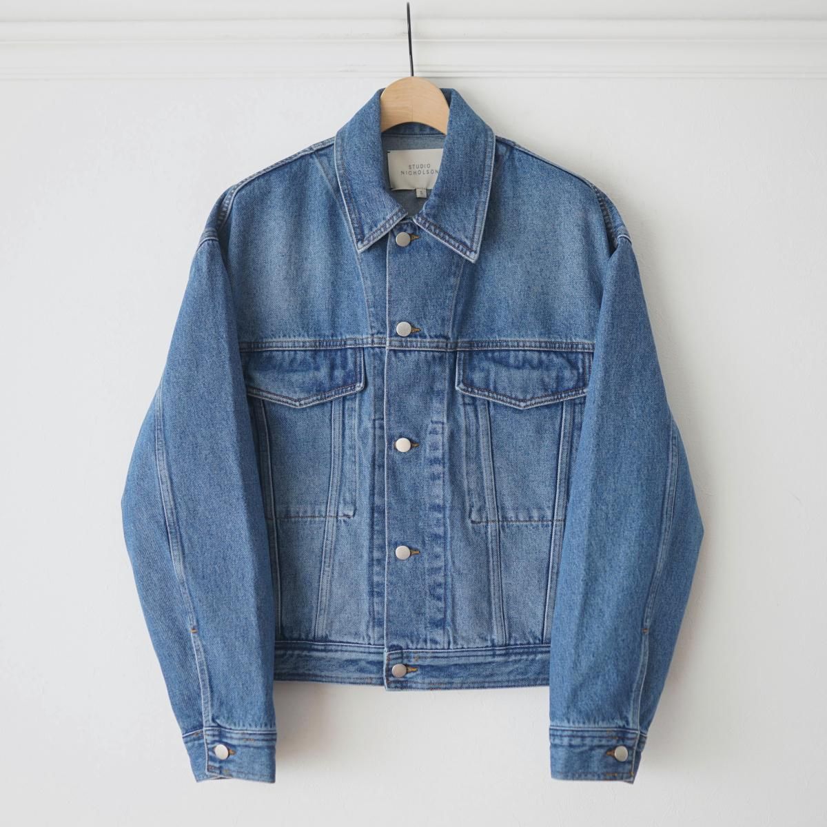 3/8ȯۡ2025 SSۡSTUDIO NICHOLSON / ˥륽 CLASSIIC DENIIM JACKET (STEIN) - WORN WASH INDIGO