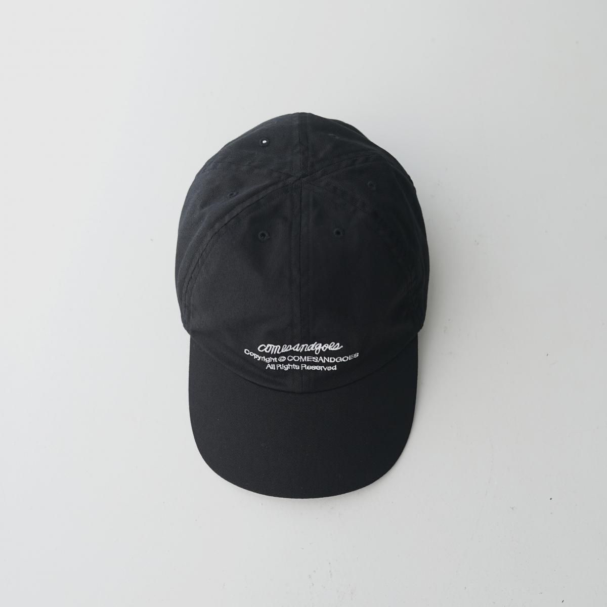 COMESANDGOES / カムズアンドゴーズ】 NY NY CAP - BLACK / PARK