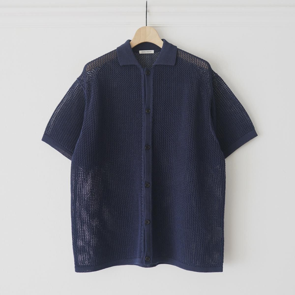 <img class='new_mark_img1' src='https://img.shop-pro.jp/img/new/icons20.gif' style='border:none;display:inline;margin:0px;padding:0px;width:auto;' />30%OFFۡ2025 SSۡUNIVERSAL PRODUCTS / ˥Сץġ COTTON MESH S/S KNIT - NAVY