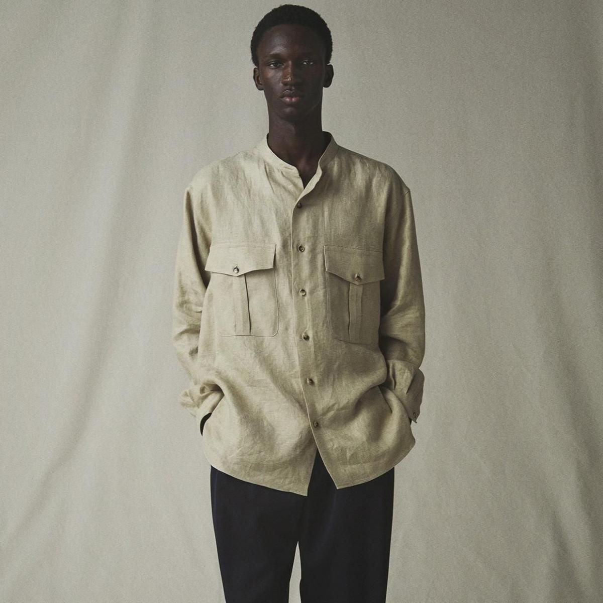新品/ The CLASIK RAF SHIRT The CLASIK RAF SHIRT / LIGHT TAUPE
