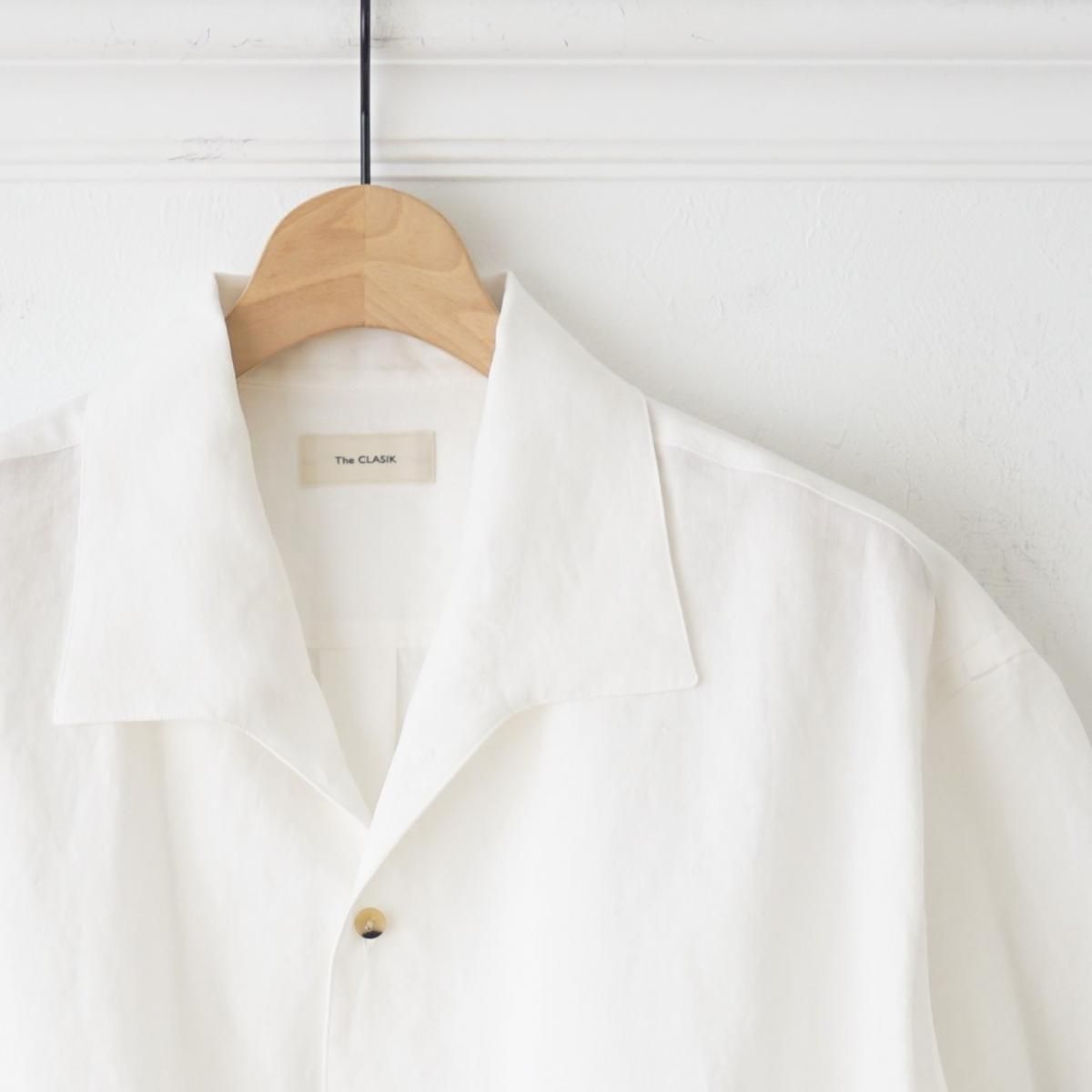 The CLASIK / ザ クラシック】 SHARK COLLOR SHIRTS - WHITE
