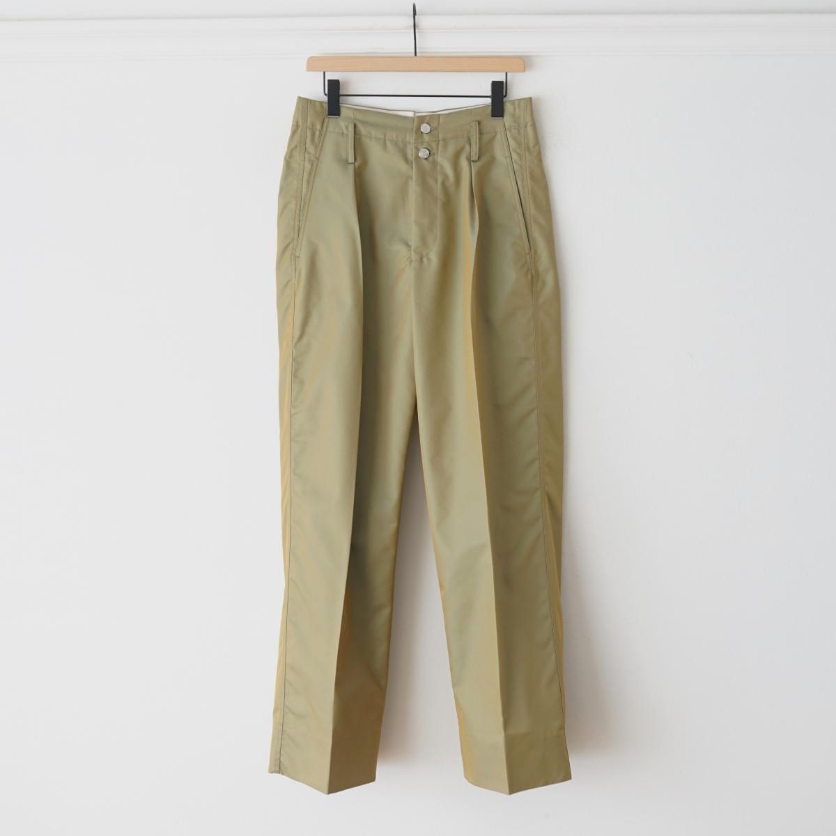 <img class='new_mark_img1' src='https://img.shop-pro.jp/img/new/icons20.gif' style='border:none;display:inline;margin:0px;padding:0px;width:auto;' />30%OFFۡ2025 S/SۡTANAKA / ʥ WIDE TROUSERS - SAGE