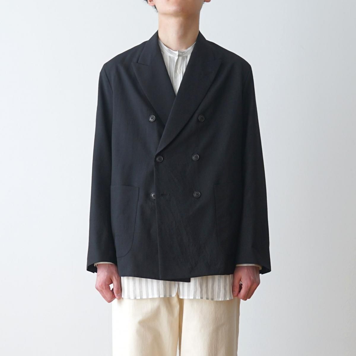 激安単価で ウル】 / URU DOUBLE STORE ONLINE PARK / BLACK - JACKET BREASTED ジャケット・アウター