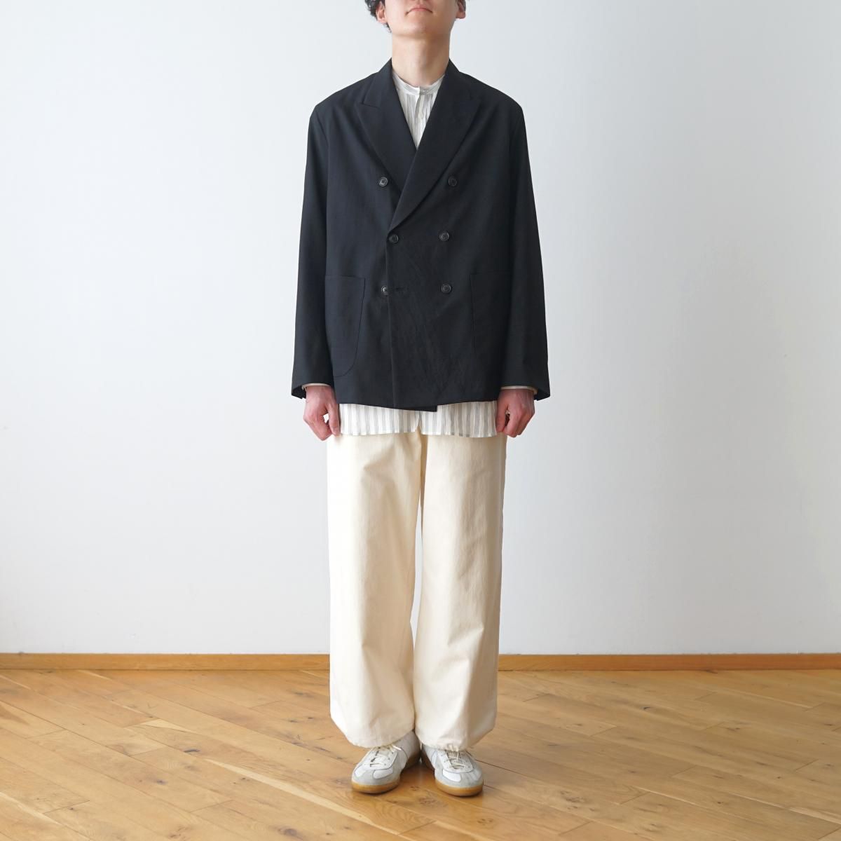 URU / ウル】 DOUBLE BREASTED JACKET - BLACK / PARK ONLINE STORE