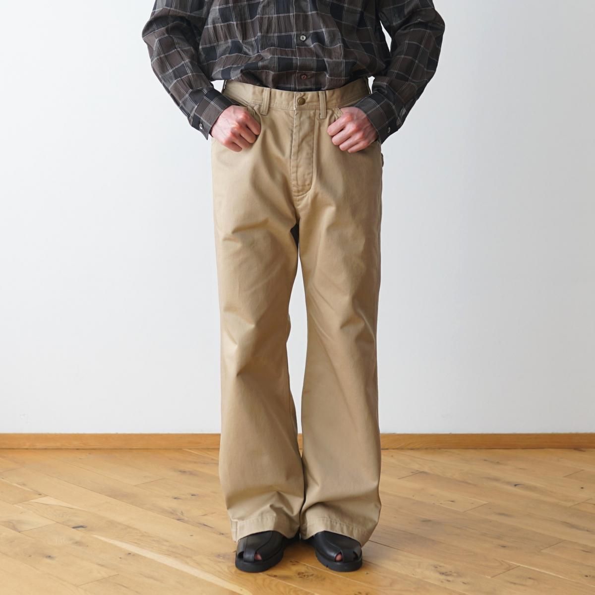 refomed /リフォメッドFRESH MAN SATIN PANTS（チノパンツ