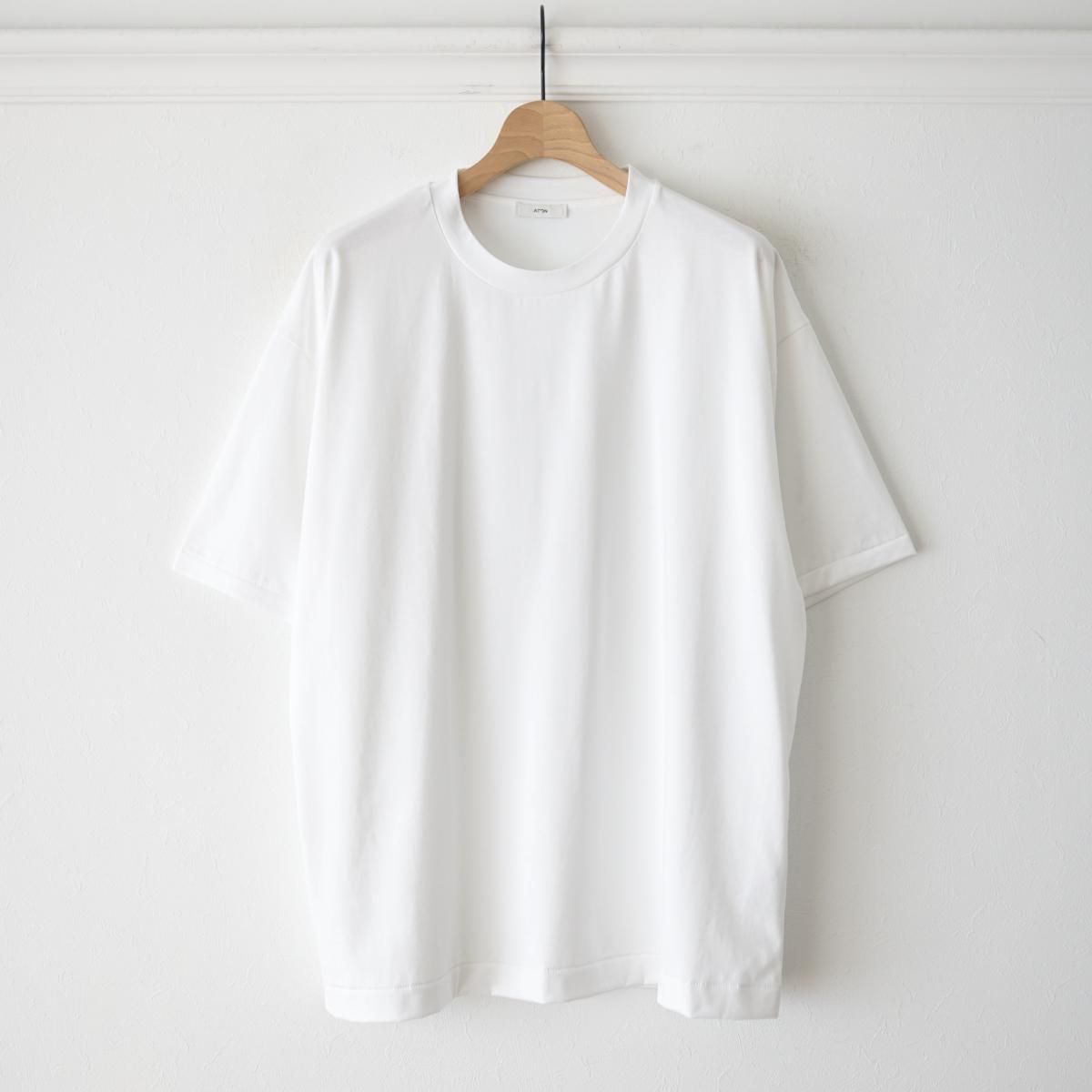 5/3ȯۡ2025 S/SۡATON / ȥ SUVIN 60/2 OVERSIZED S/S T-SHIRT - WHITE