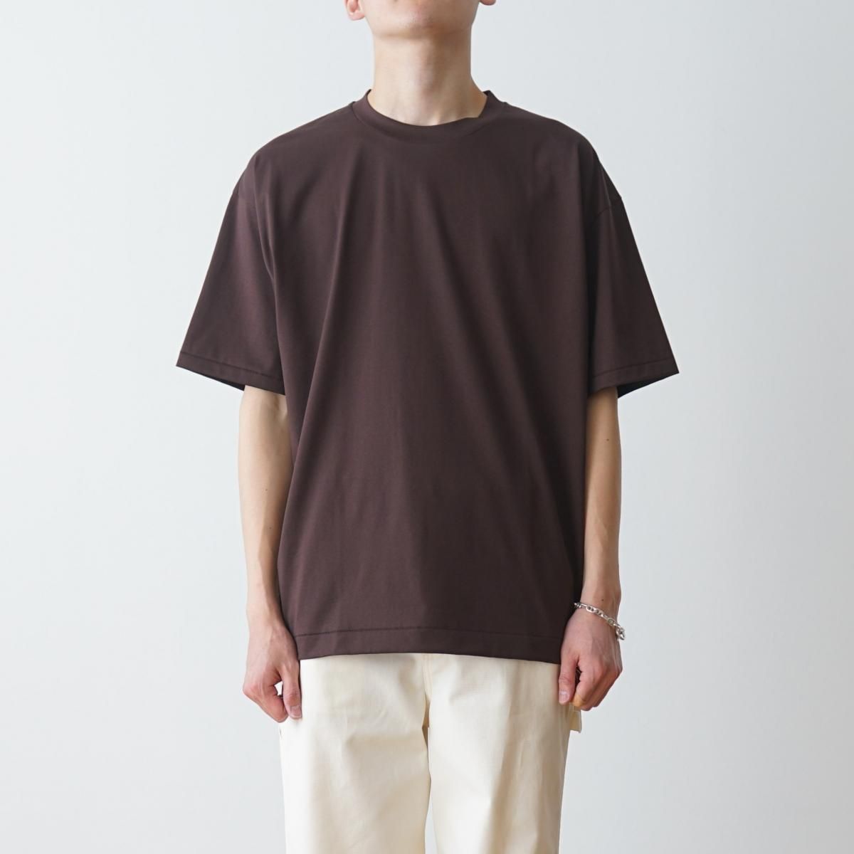 【新品】ATONオーバーサイズ Tシャツ S 02 半袖バーガンディ ATON - Suvin 60/2 Oversized T-Shirt -Tシャツ-（Burgundy