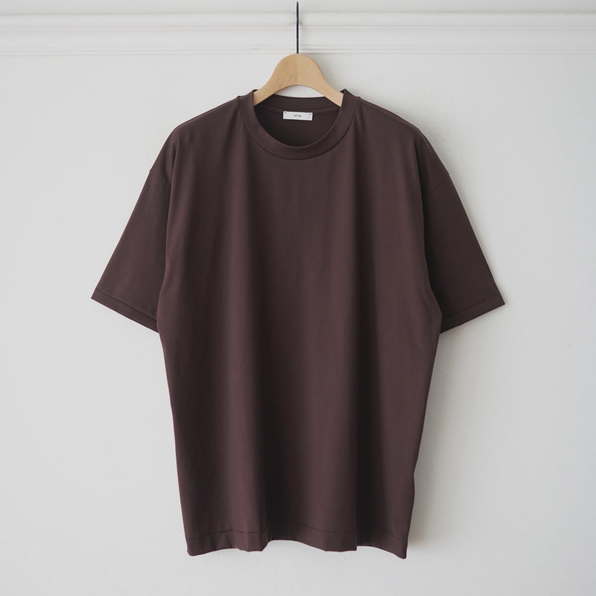 5/3ȯۡ2025 S/SۡATON / ȥ SUVIN 60/2 OVERSIZED S/S T-SHIRT - BURGUNDY