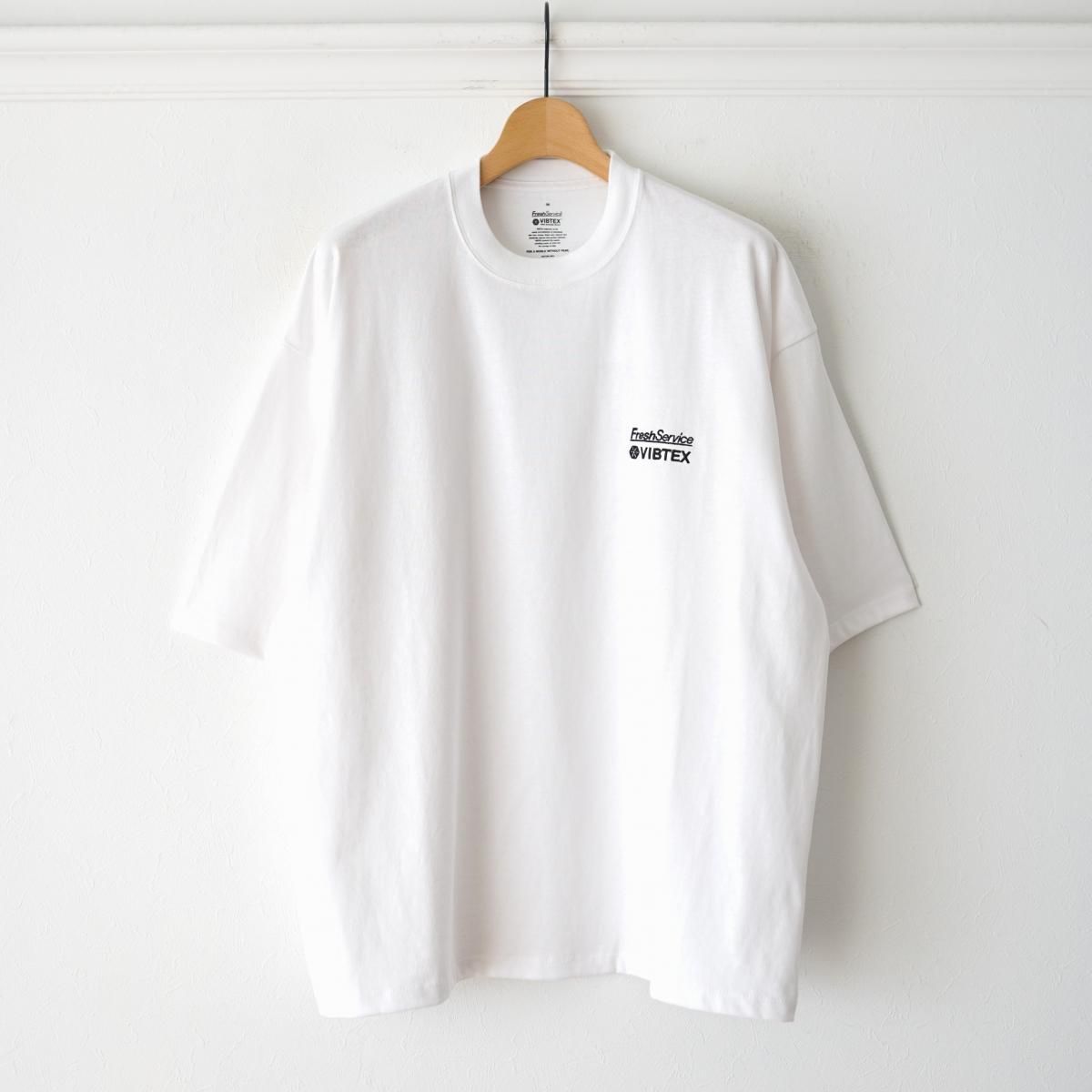 5/31ȯۡ2025 SSۡFreshService / եå奵ӥ VIBTEX for FreshService S/S CREW NECK TEE - WHITE
