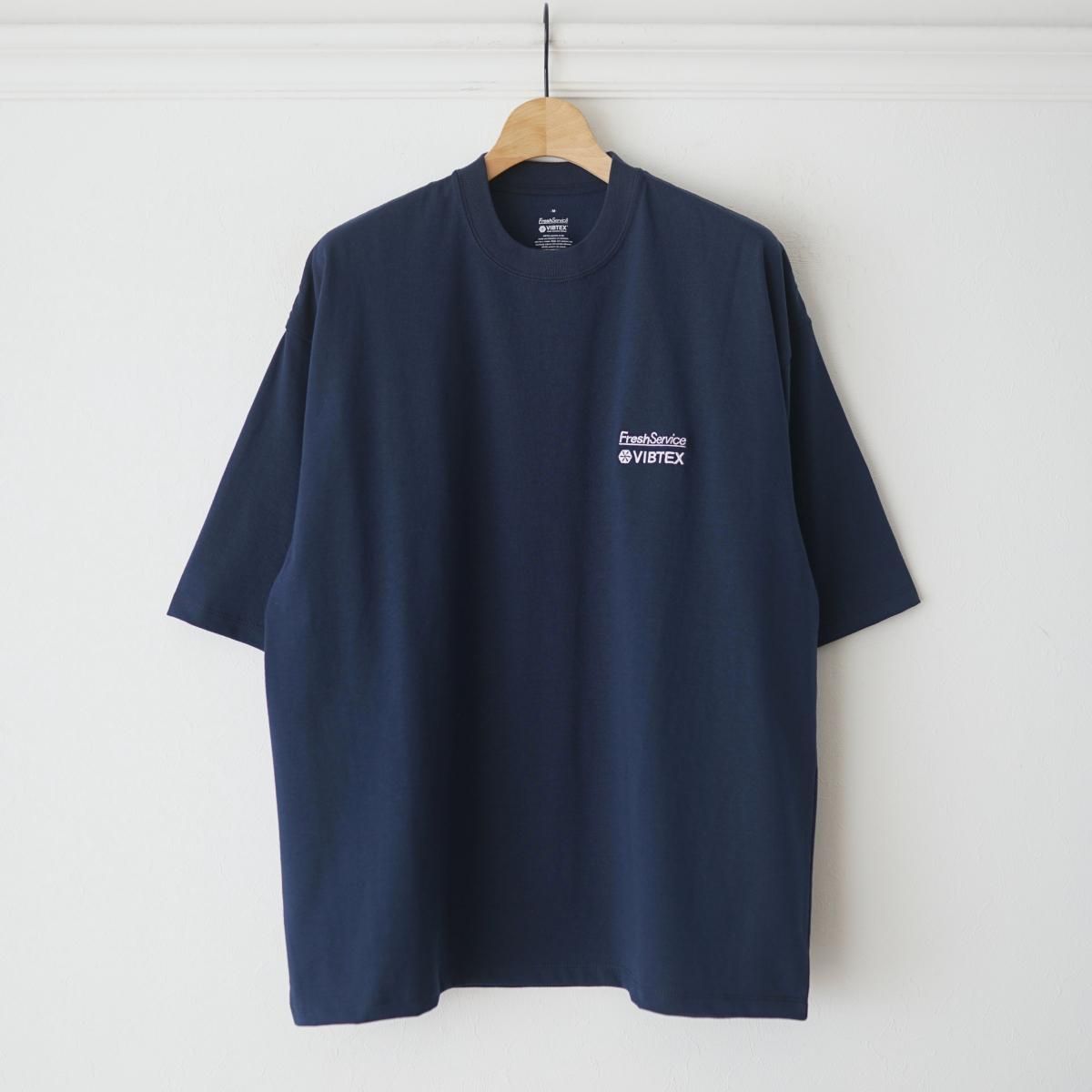 2025 SSۡFreshService / եå奵ӥ VIBTEX for FreshService S/S CREW NECK TEE - NAVY