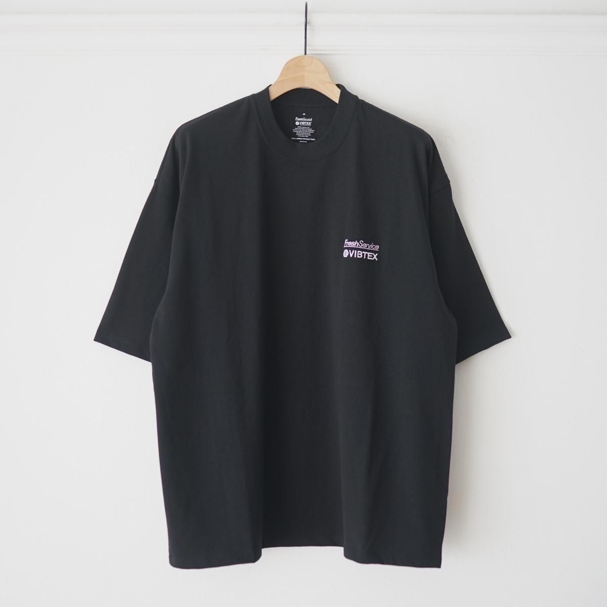 5/31ȯۡ2025 SSۡFreshService / եå奵ӥ VIBTEX for FreshService S/S CREW NECK TEE - BLACK
