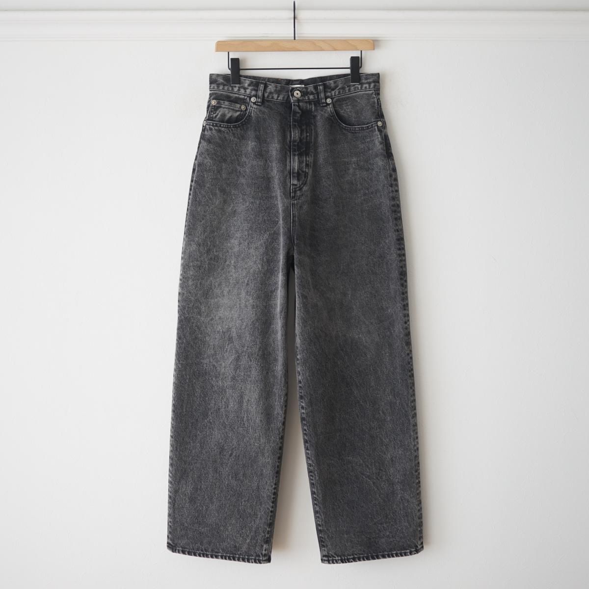 6/2ȯۡ2025 SSۡINSCRIRE / 󥹥ꥢ COLOR DENIM BALLOON PANTS - BLACK USED