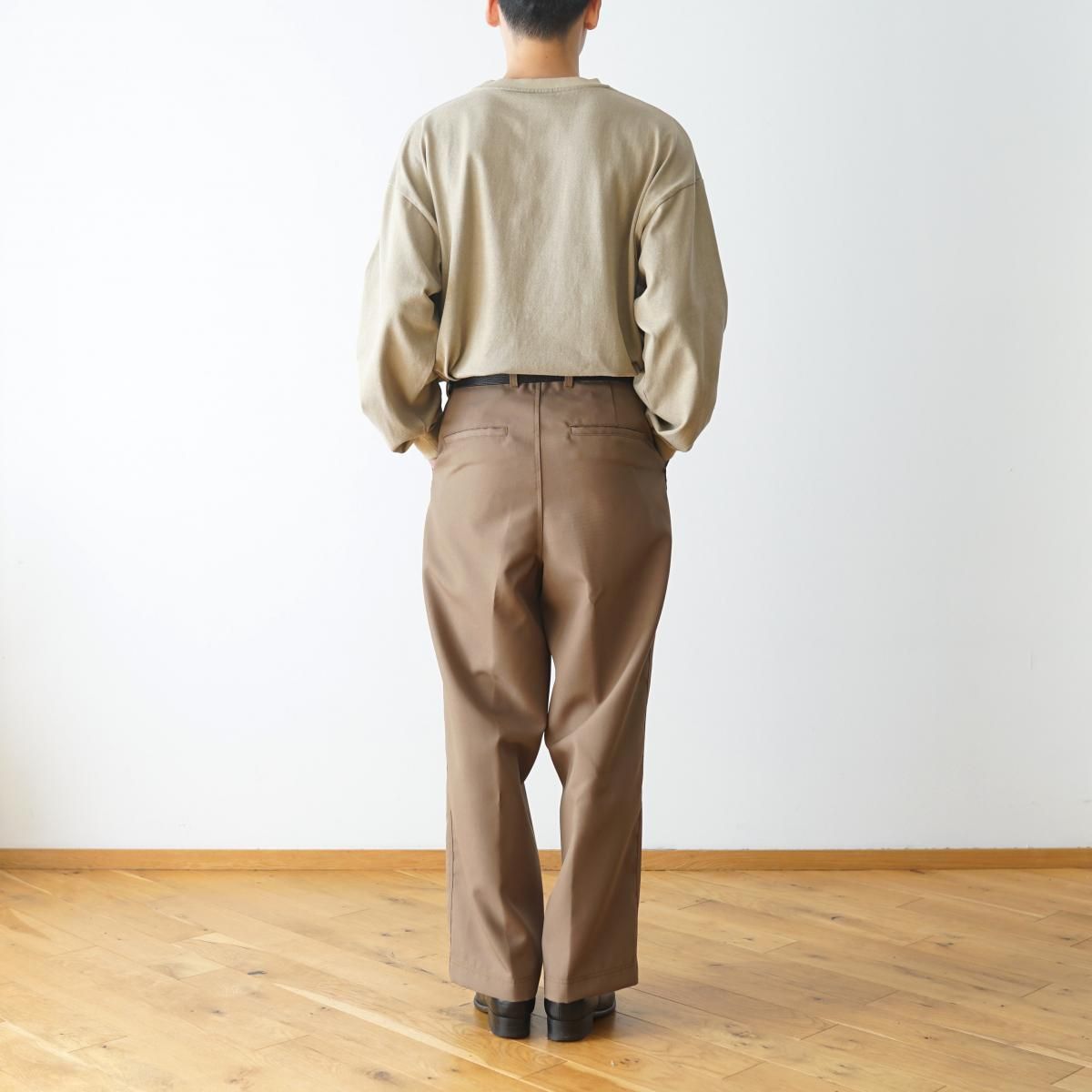 refomed / リフォメッド】 MANUAL MIND L/S TEE - BEIGE / PARK