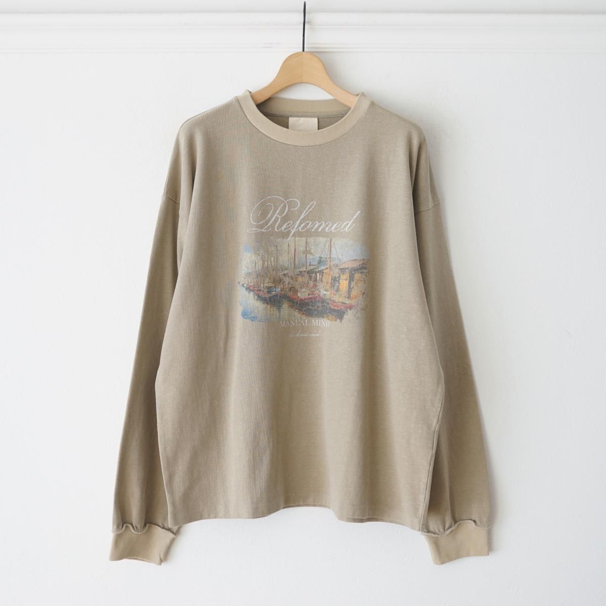7/20ȯۡ2025 AWۡrefomed / եåɡ MANUAL MIND L/S TEE - BEIGE