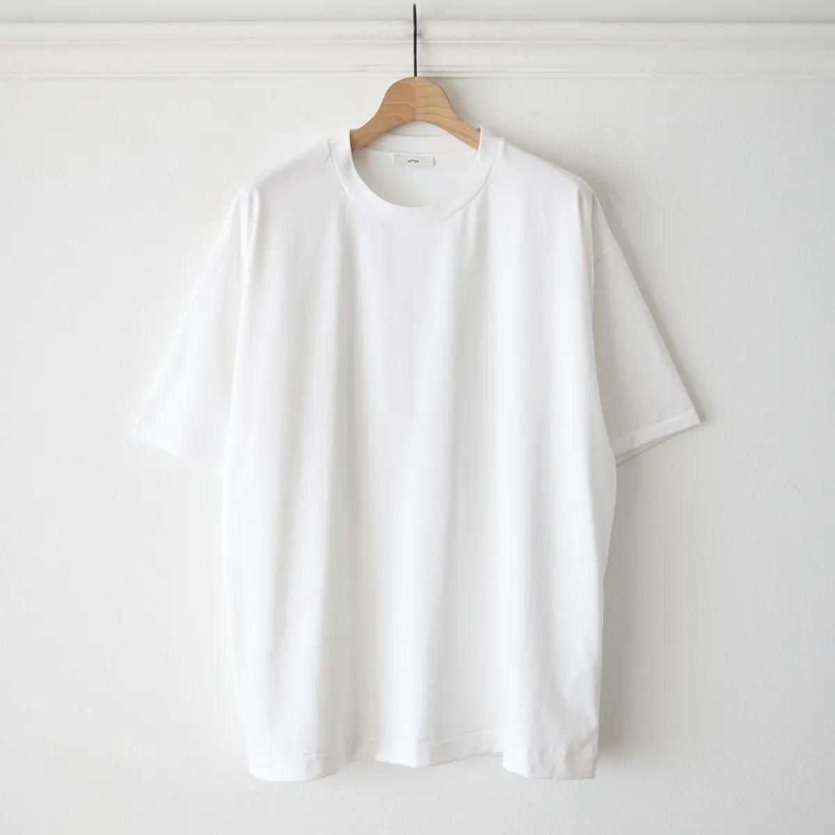 8/2ȯۡ25AWۡATON / ȥ SUVIN 60/2 OVERSIZED S/S T-SHIRT - WHITE