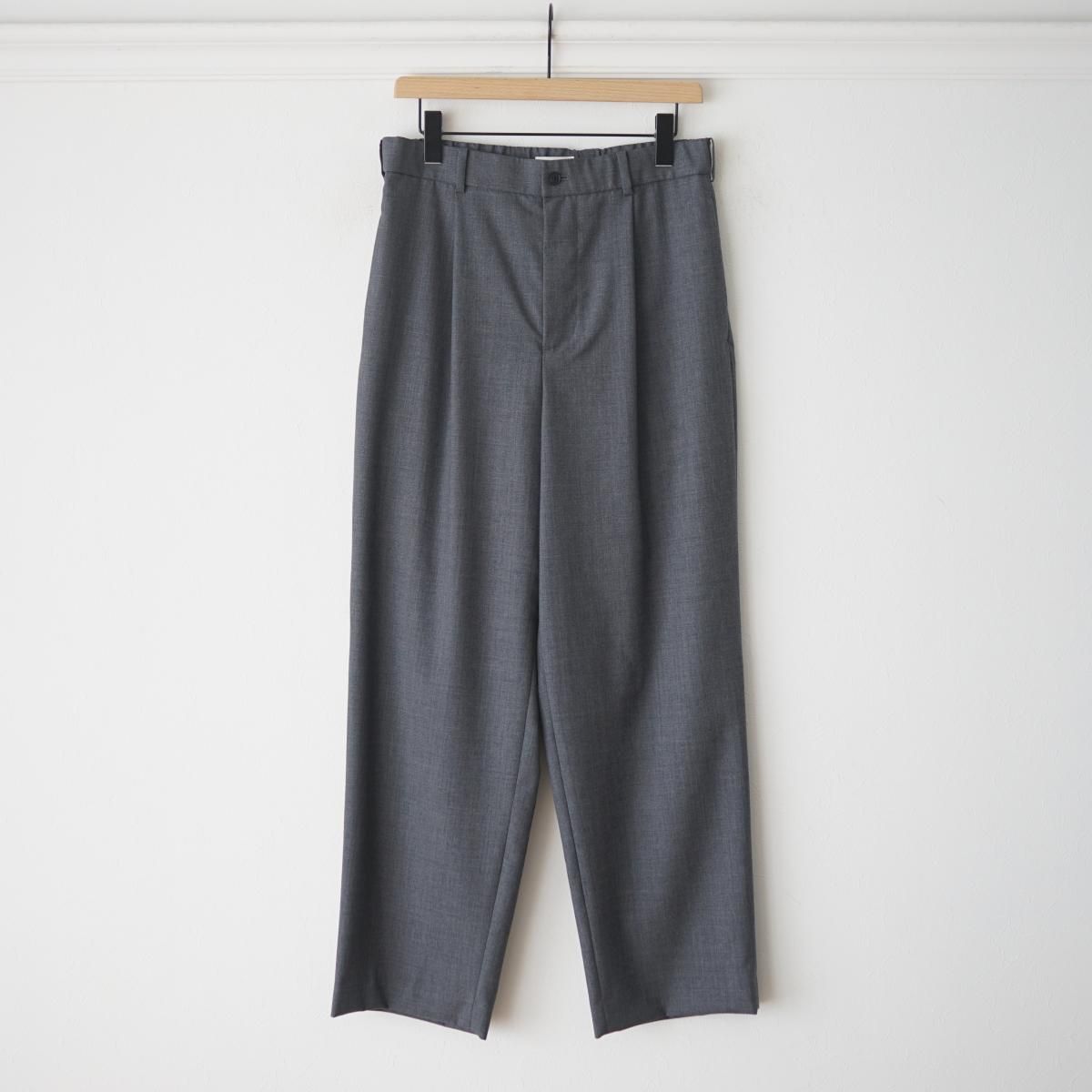9/6ȯۡ25AWۡATON / ȥ WOOL TROPICAL | LOOSE FIT PANTS - TOP GRAY