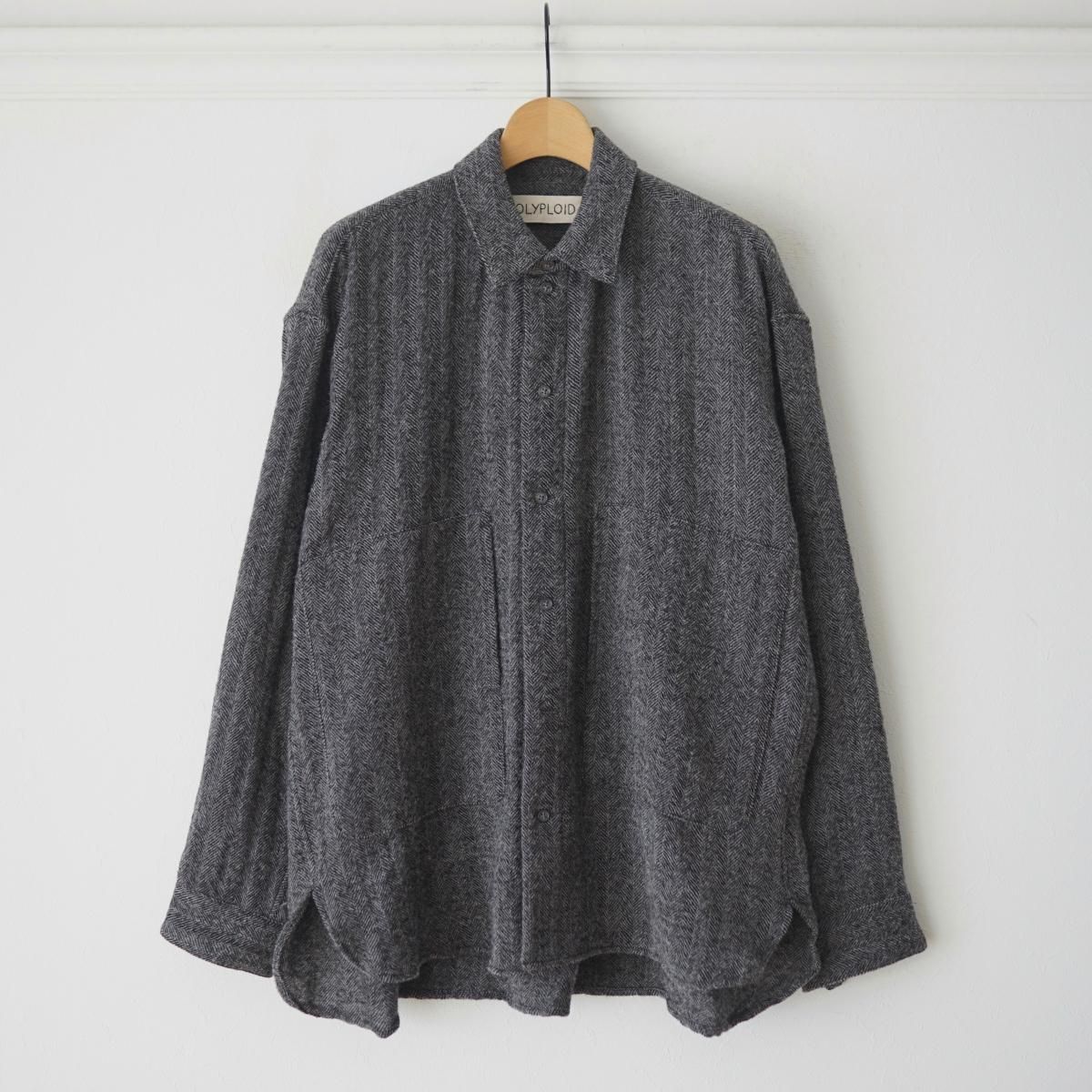 8/9ȯۡ25AWۡPOLYPLOID / ݥץɡ SHIRT JACKET 