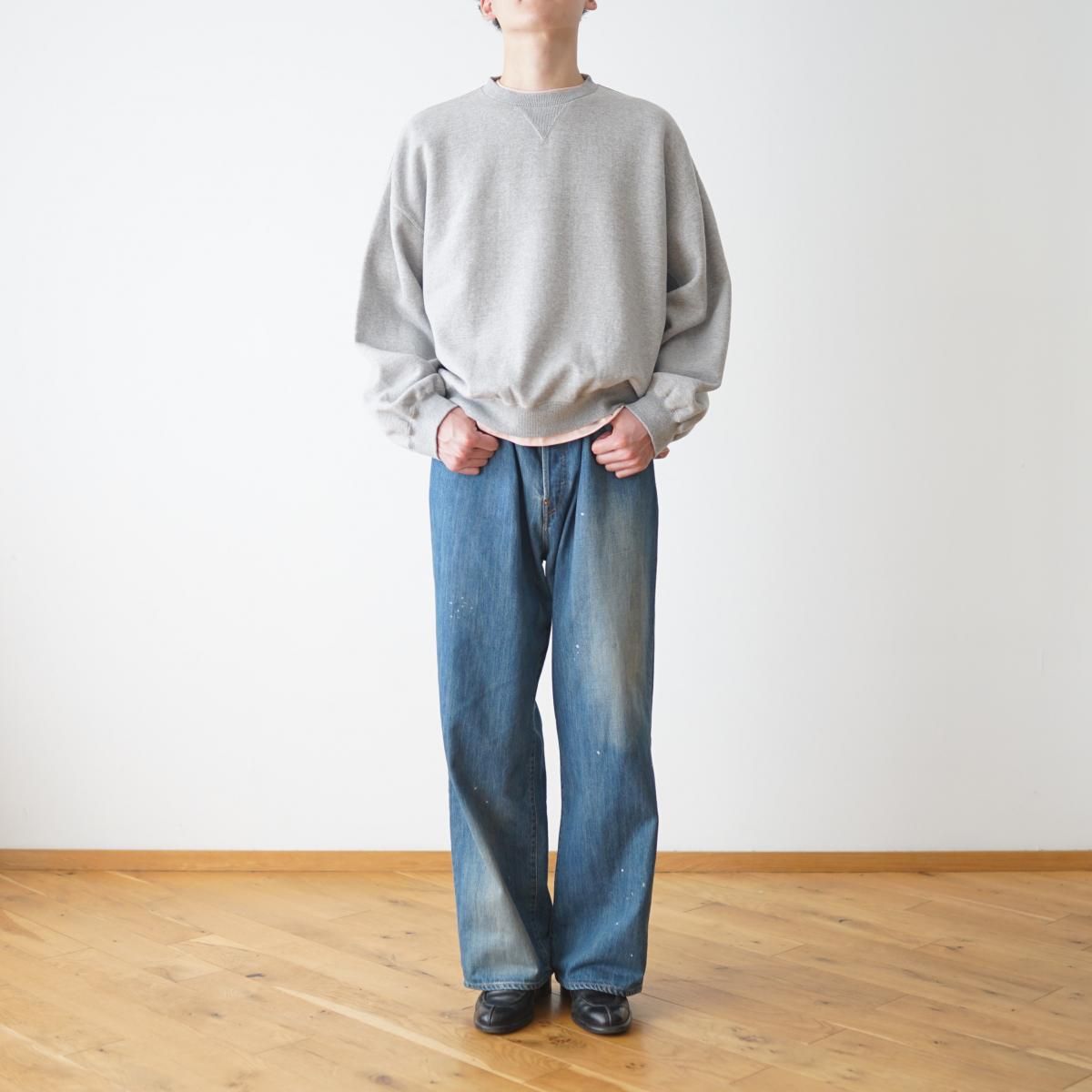 【refomed / リフォメッド】10WASH S/S SWEATER REFOMED】10WASH S/S SWEATER PAN EXCLUSIVE - EX NAVY