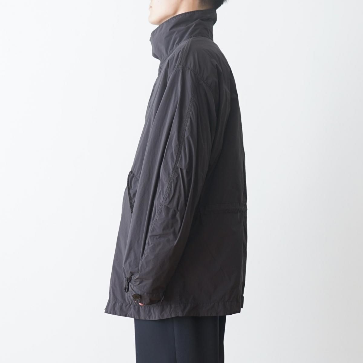 ATON / エイトン】 AIR WEATHER | SHORT MODS COAT - BLACK / PARK