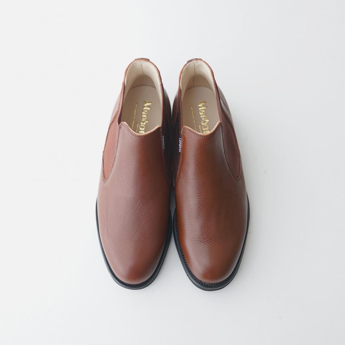 8/23ȯۡ25AWۡMarbot / ޥܡ NAVAL-SIDEGORE (FITTER SOLE) - BROWNEMBOSSED