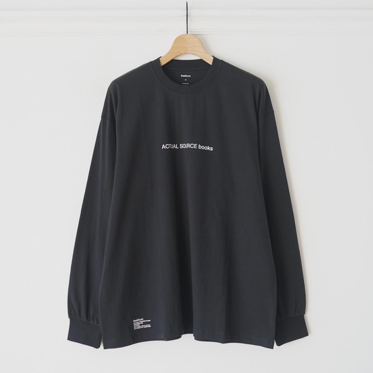 【8/30発売】【25AW】【FreshService / フレッシュサービス】 AS×FS CORPORATE L/S TEE “BOOK STACK” - BLACK