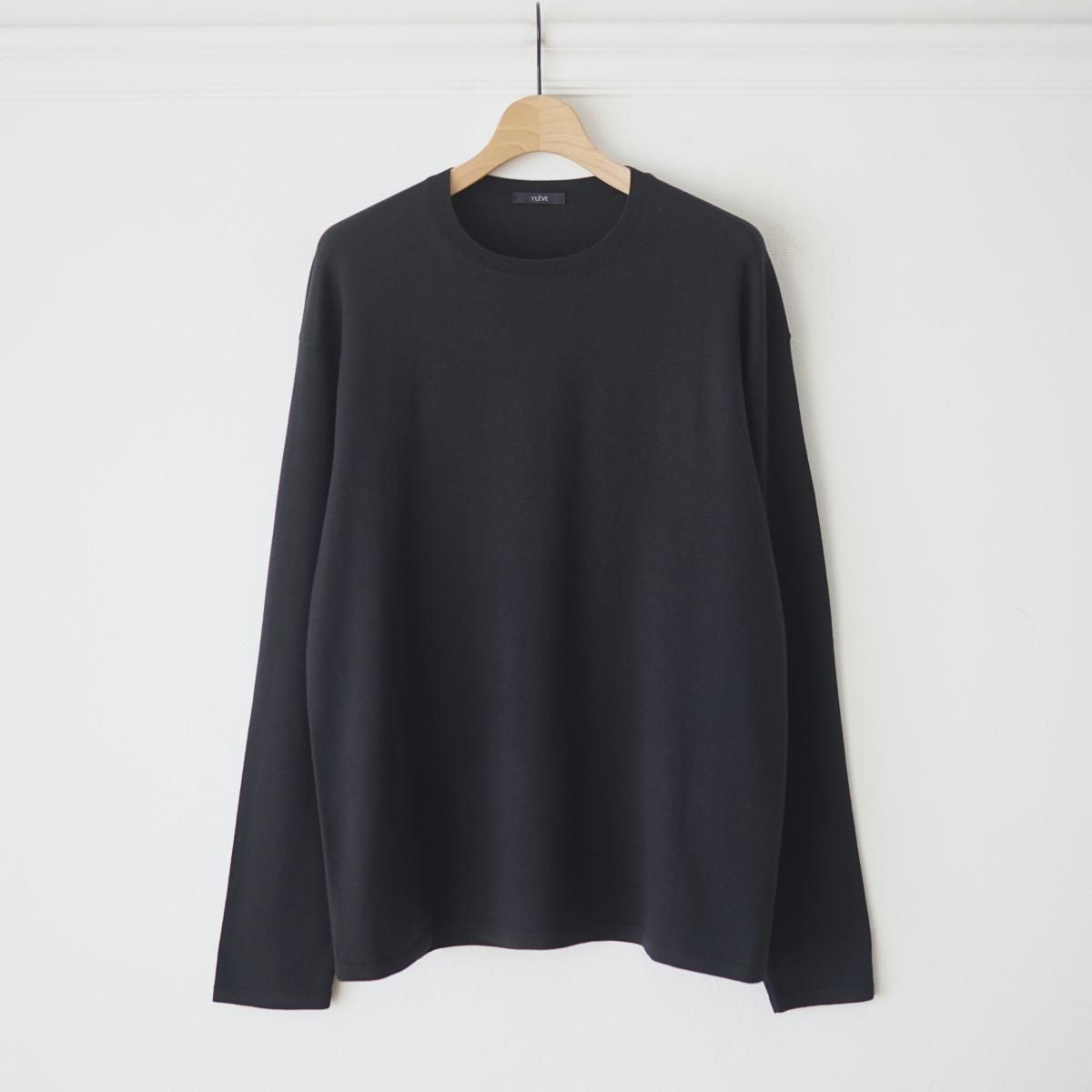 9/10ȯۡ25AWۡYLEVE / 졼 SUPERFINE 120S WOOL KNIT PULL OVER - NAVY